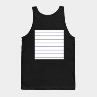 Narrow lilac and white stripes 3 Tank Top